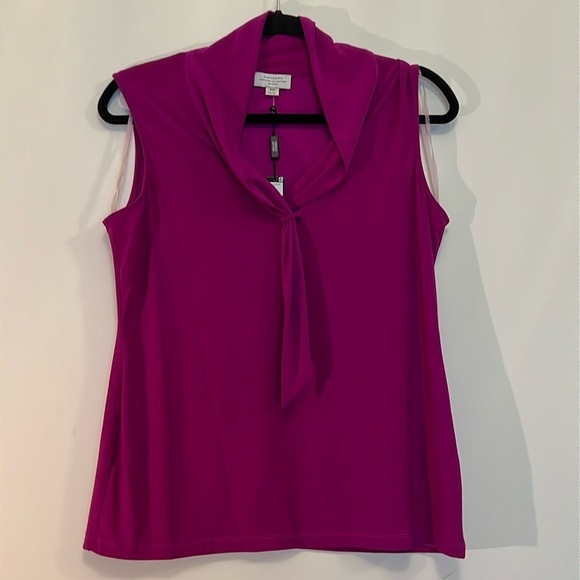 Tahari Fuchsia Blouse - Picture 1 of 7